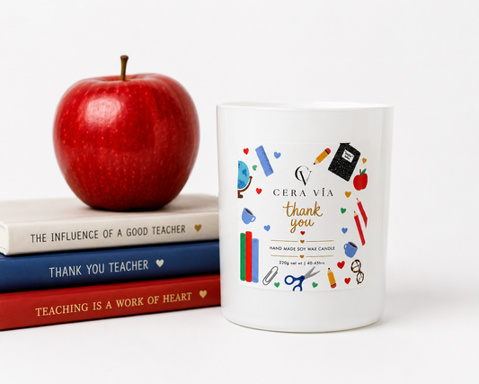 Teacher Thank You Candle