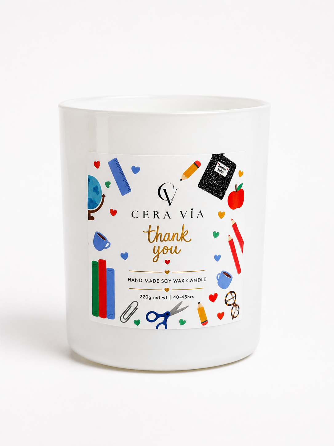 Teacher Thank You Candle