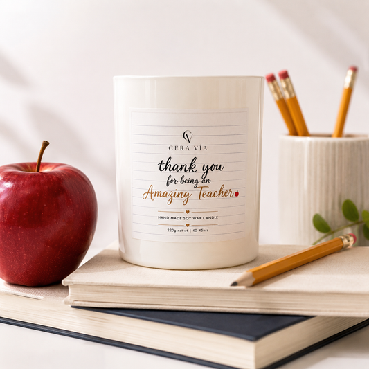 Thank You for Being an Amazing Teacher Candle